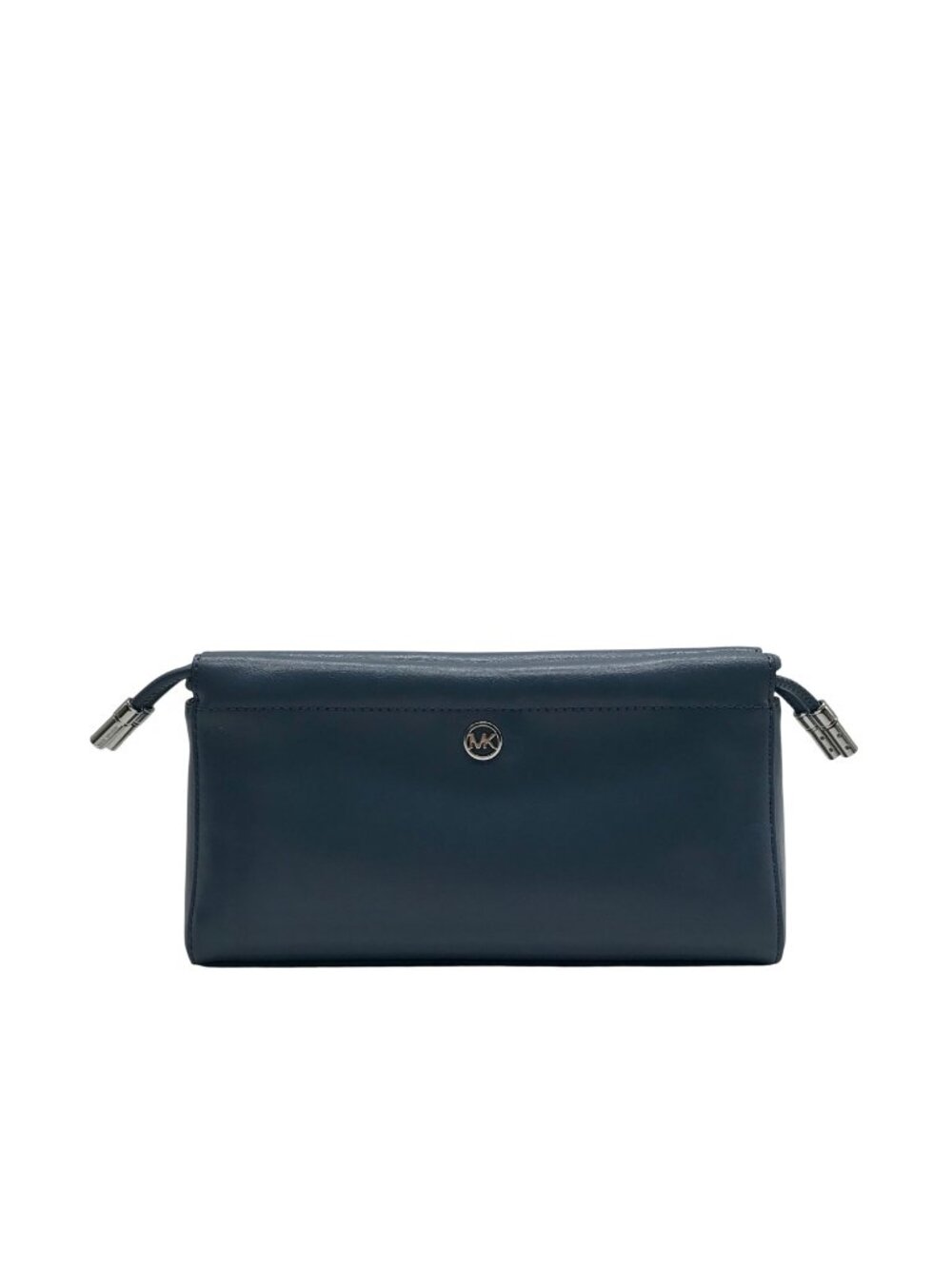 Michael Kors Blue Leather Wristlet Bag